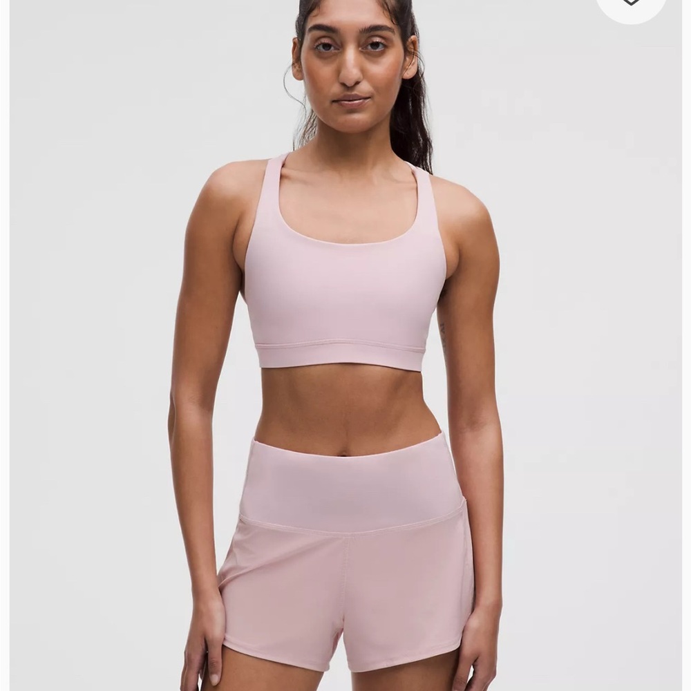 Lululemon Energy Bra - pink haze